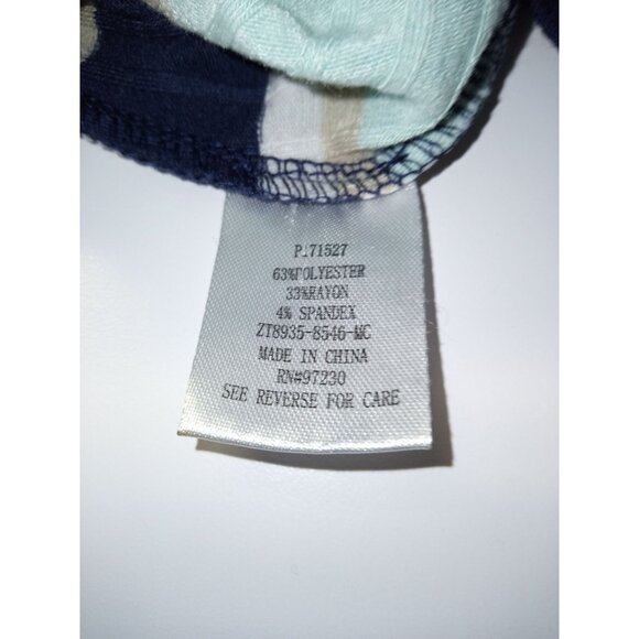 Almost Famous Junior's Multicolored Red Blue Striped Tank Top Size Medium - Picture 6 of 7